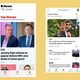Apple News (left) and Google News (right).